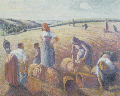 Die Ährenleserinnen, 1889 von Camille Jacob Pissarro